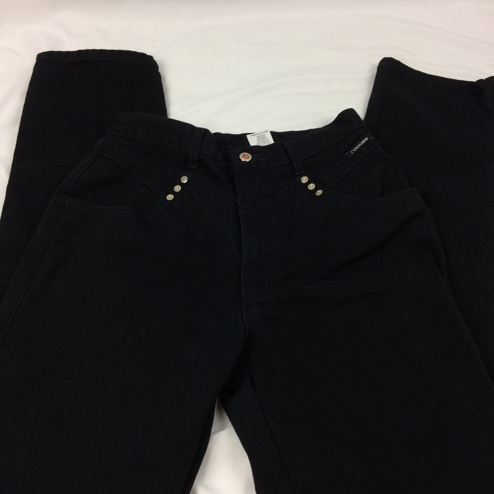 Rockies Women's Straight Leg Jeans in Black